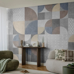 Fotótapéta Standard Eco - Kerámia fantázia - Absztrakció, Darab, Geometrikus minta - 500x350 cm