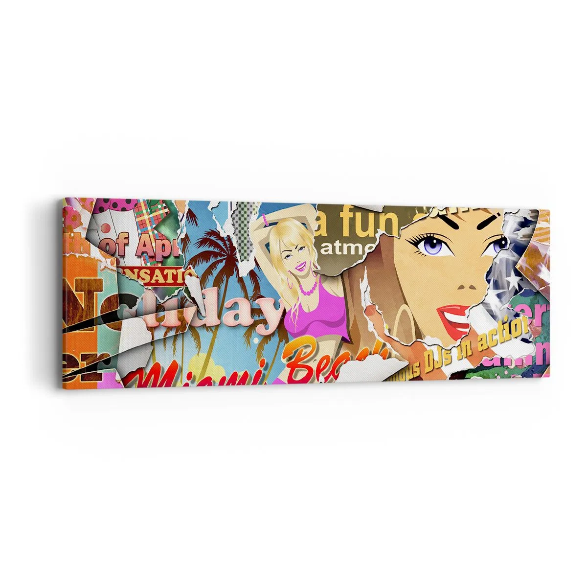 Vászonkép - Nyári visszaemlékezések - 90x30 cm