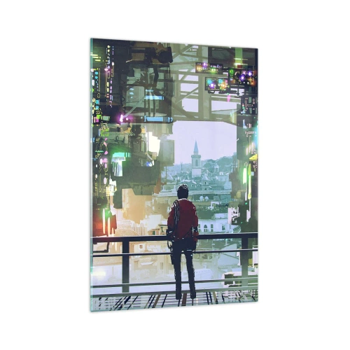 Üveg kép - Két világ - 70x100 cm