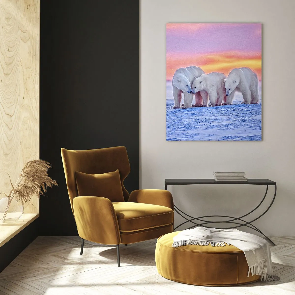 Üveg kép - Elég a családi meleg - 50x70 cm