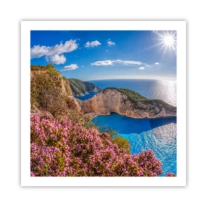 Poszter - Nagyszerű görög nyaralásom - 60x60 cm