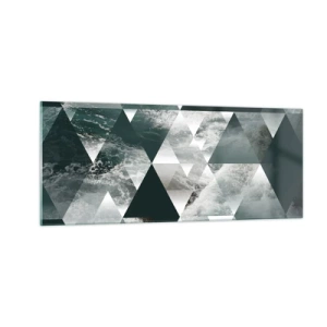 Üveg kép - Kristály perspektíva - 100x40 cm