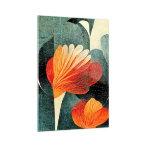 Üveg kép - A trópusok forrósága és a zöldellő hűvösség - 70x100 cm