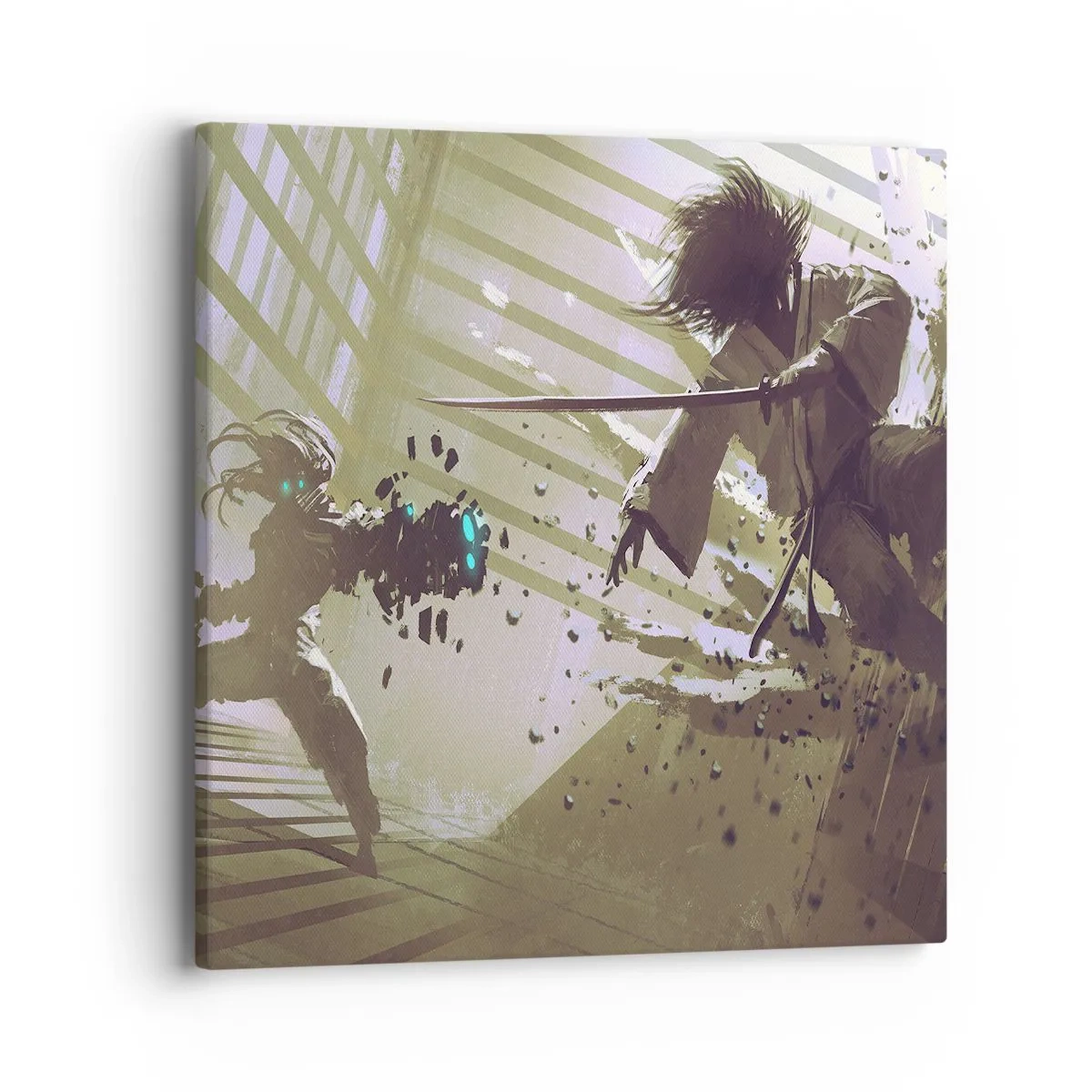 Vászonkép - Te is lehetsz szamuráj - 40x40 cm