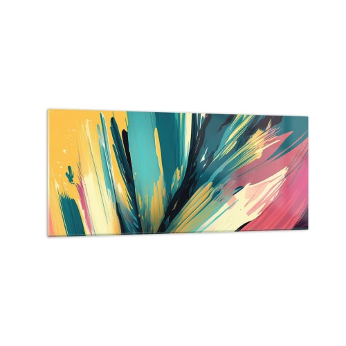 Üveg kép - Kompozíció - az öröm robbanása - 120x50 cm