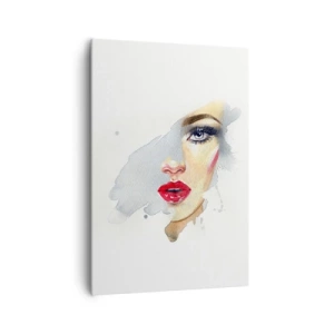 Vászonkép - Egy vízcsepp tükörkép  - 70x100 cm