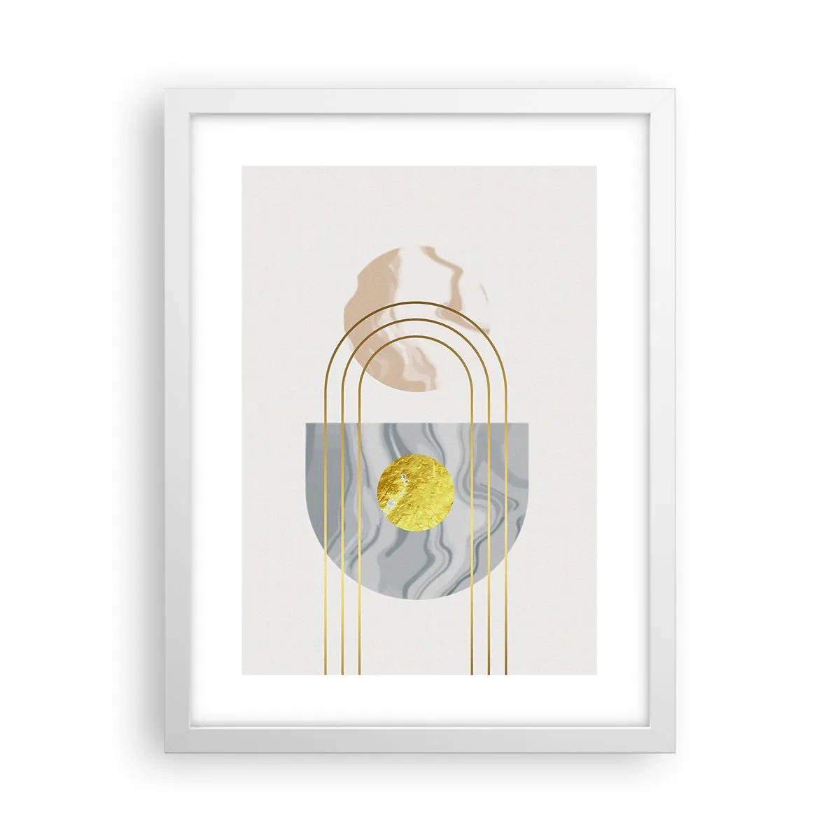 Poszter fekete keretben - Fényerő és ragyogás - 30x40 cm