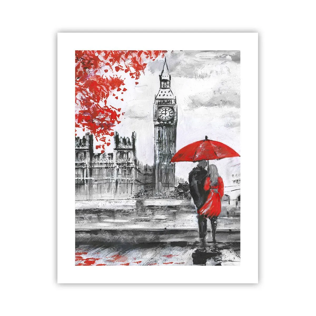 Poszter - Szerelmesek Londonban - 40x50 cm