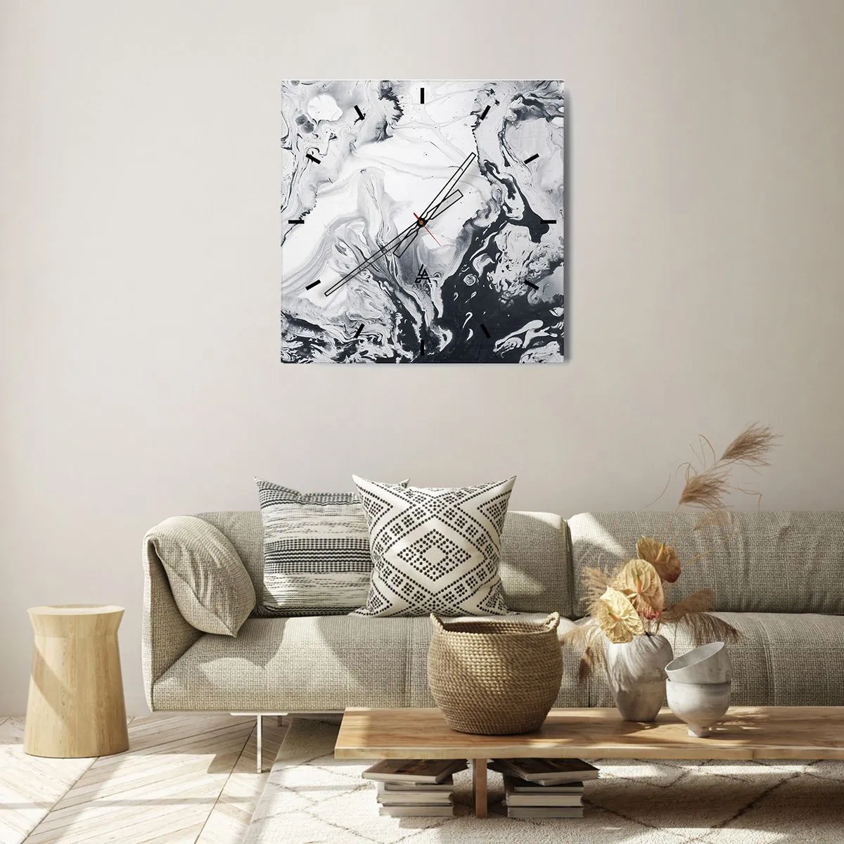 Falióra, Óra - A Föld belseje - 30x30 cm