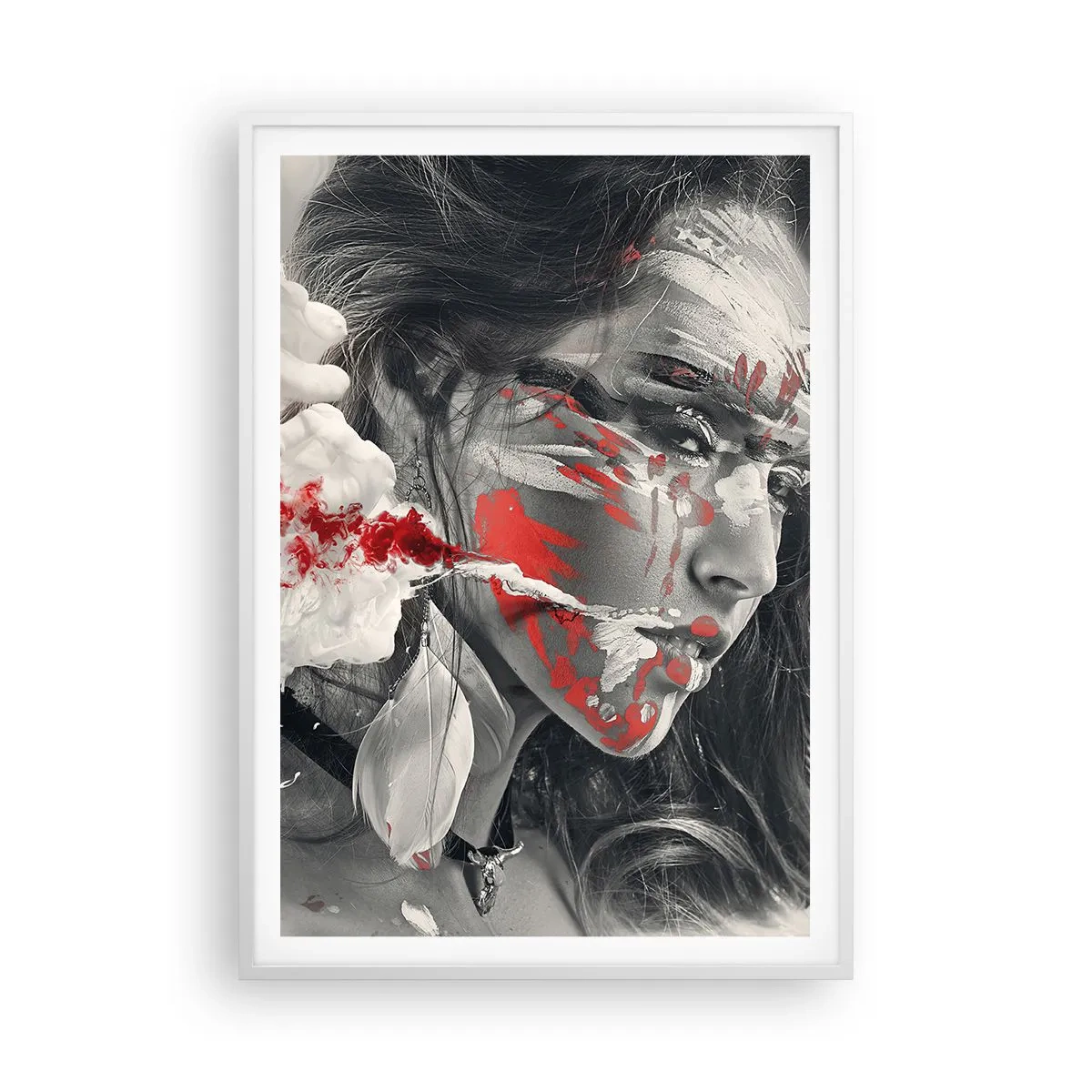 Poszter fekete keretben - Az abszurditás füstjében - 70x100 cm