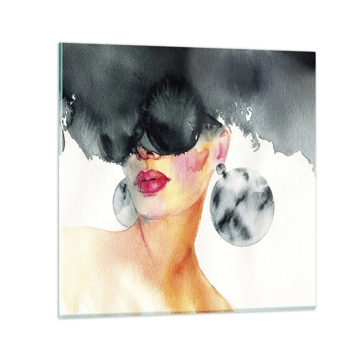 Üveg kép - Az elegancia titka - 60x60 cm