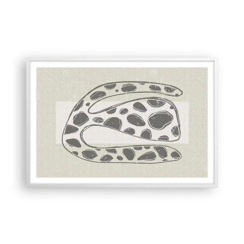 Poszter fekete keretben - Egy bizarr teremtmény - 91x61 cm