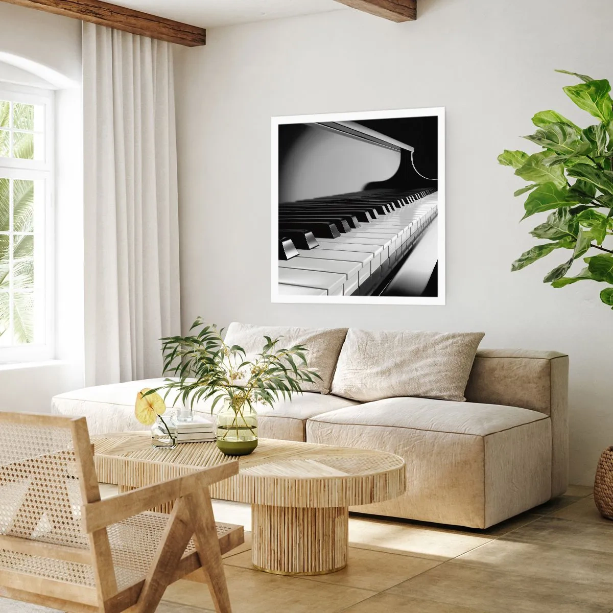 Poszter - A formák és színek harmóniája - 50x50 cm