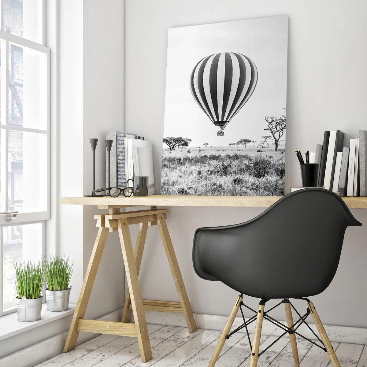 Üveg kép - A szavanna felett - 80x120 cm