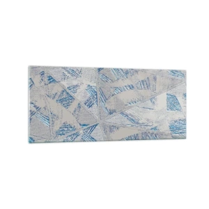 Üveg kép - A szürkéskék labirintusban - 120x50 cm