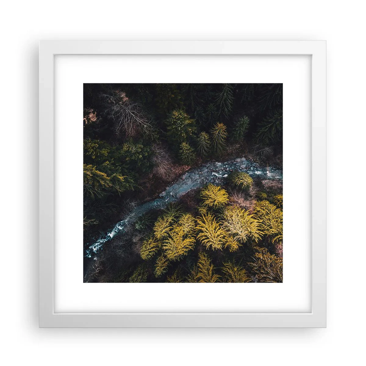 Poszter fekete keretben - Gyorsan, egyre gyorsabban - 30x30 cm