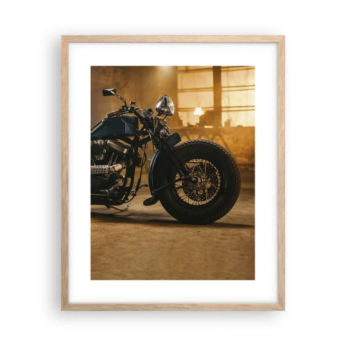 Poszter világos tölgy keretben - Megtehetek mindent - 40x50 cm