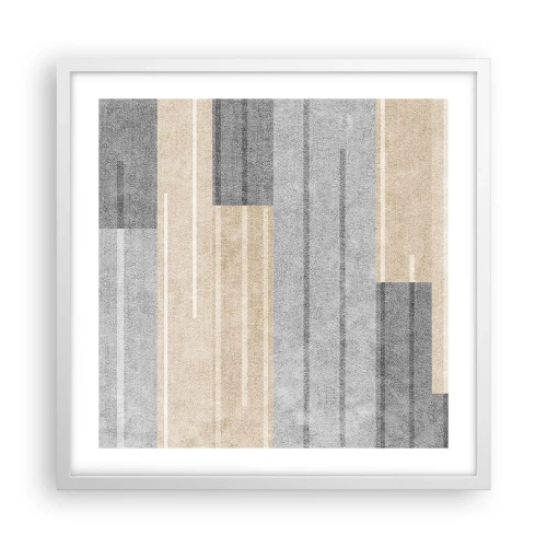 Poszter fekete keretben - Kompozíció: tartsa a függőlegeset - 50x50 cm