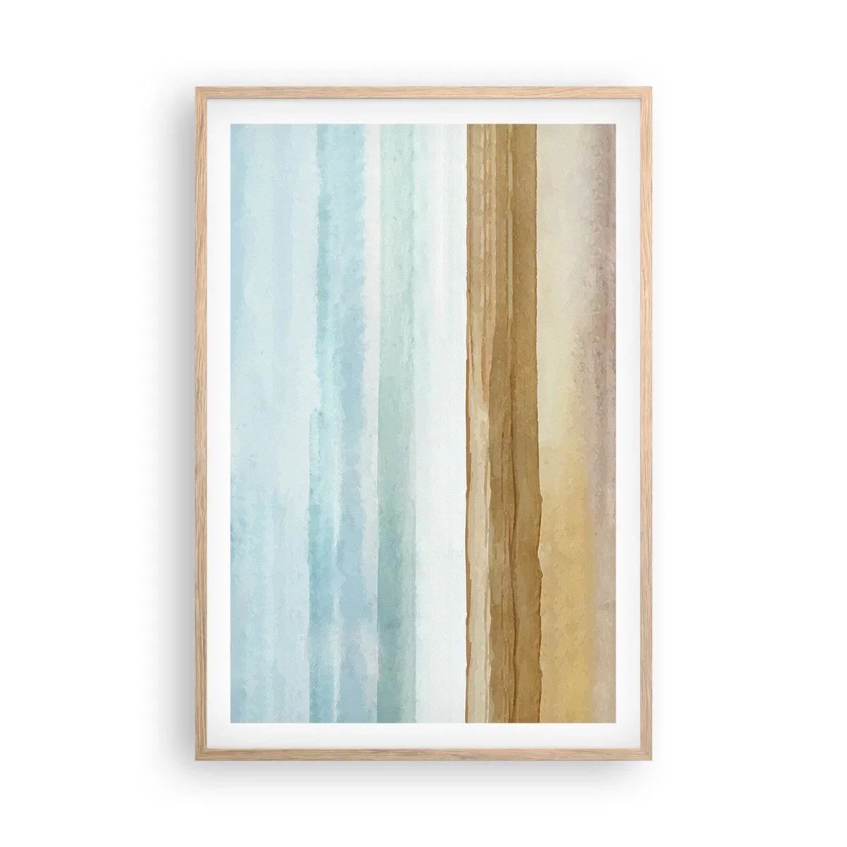 Poszter világos tölgy keretben - Vigasz - 61x91 cm