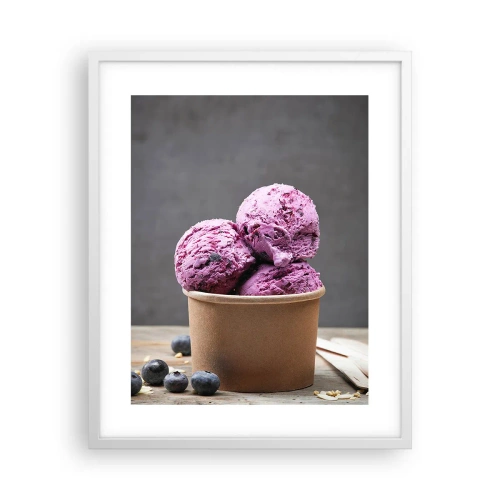 Poszter fekete keretben - Édesség és hűvösség - 40x50 cm