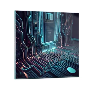 Üveg kép - Úgy gondolom... - 50x50 cm