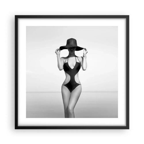 Poszter fehér keretben - A nevem Elegance - 50x50 cm