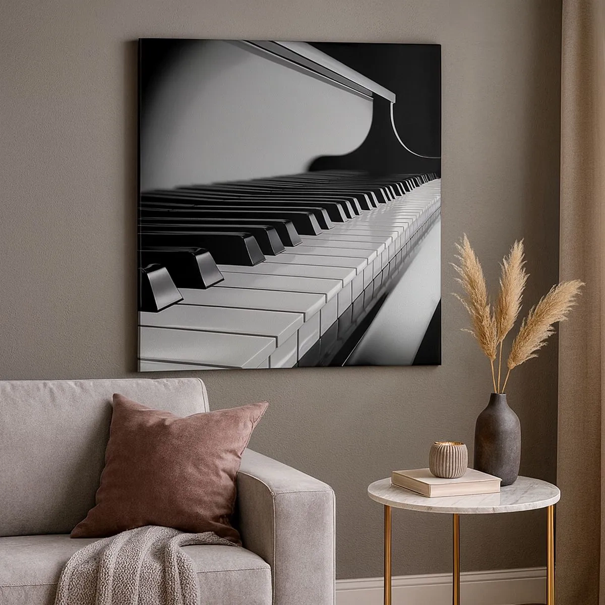 Vászonkép - A formák és színek harmóniája - 30x30 cm