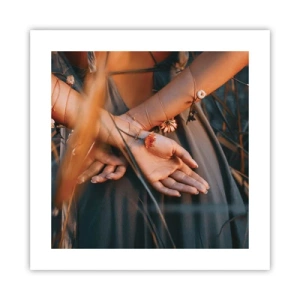 Poszter - Kapcsolatban a természettel - 40x40 cm