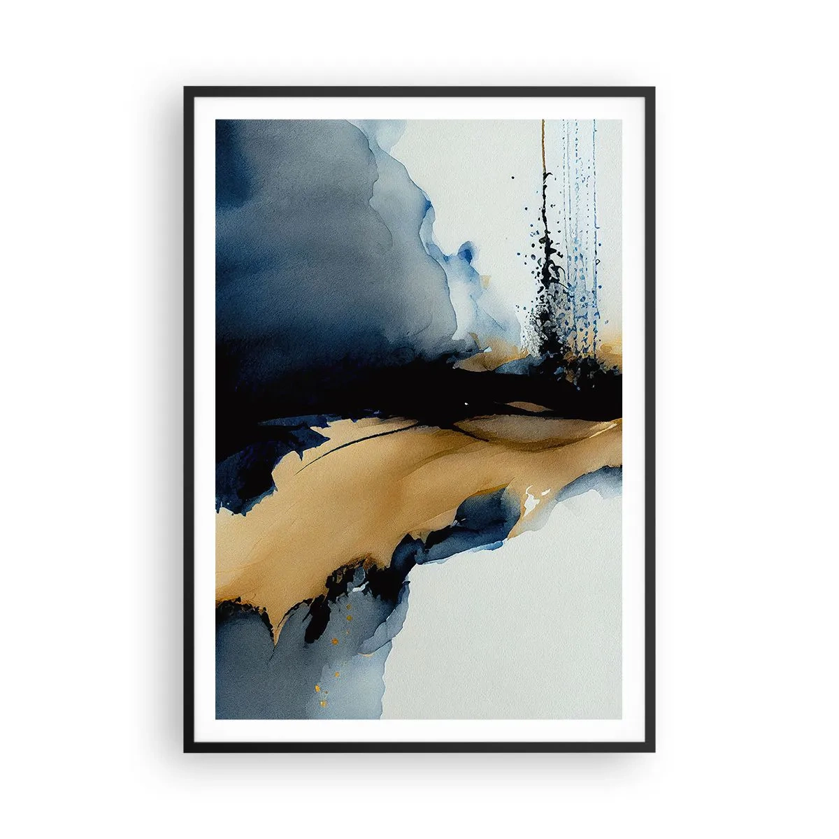 Poszter fehér keretben - A fátyol mögött - 70x100 cm