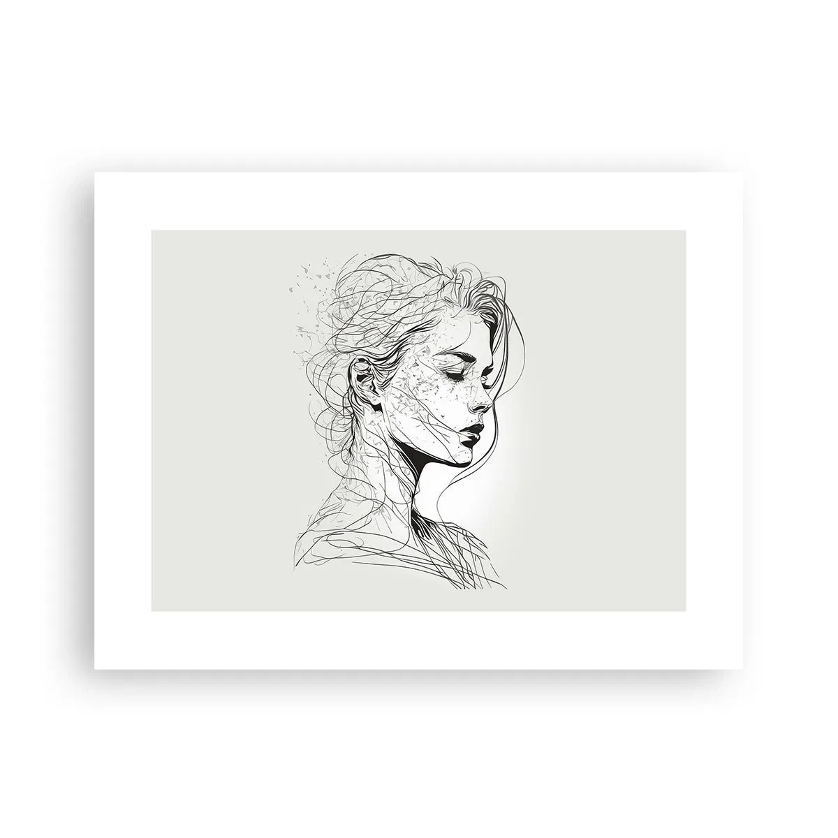 Poszter - Portré álmodozásban - 40x30 cm