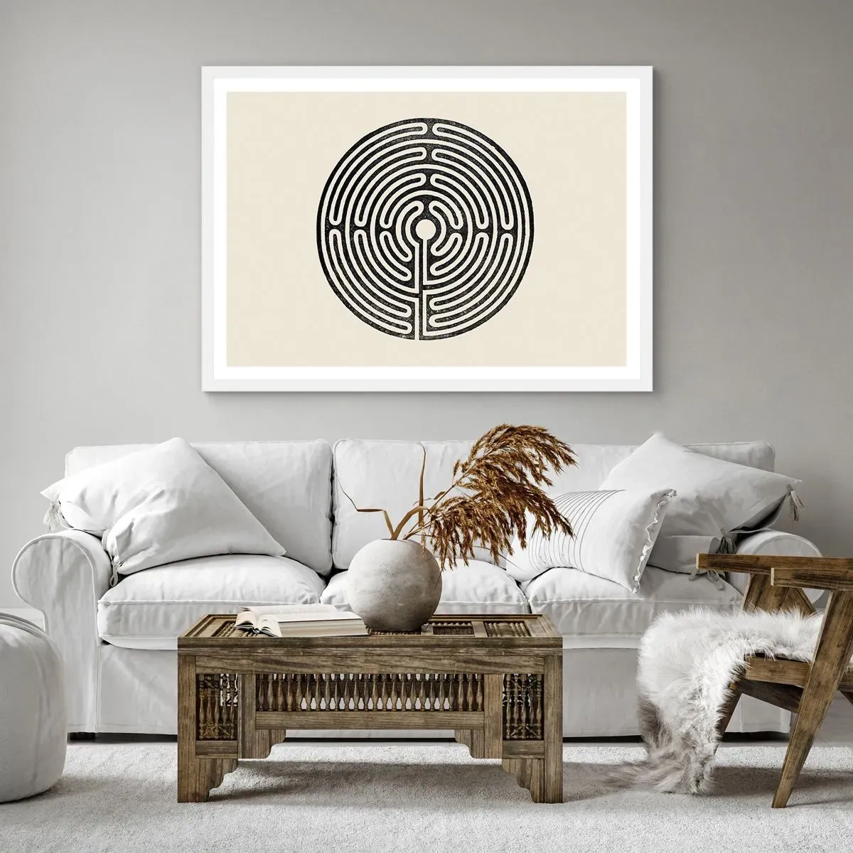 Poszter fekete keretben - Titokzatos rend - 91x61 cm