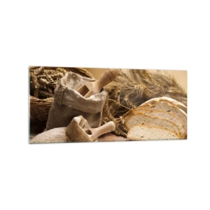 Üveg kép - Hogyan vágta le a késsel - 120x50 cm