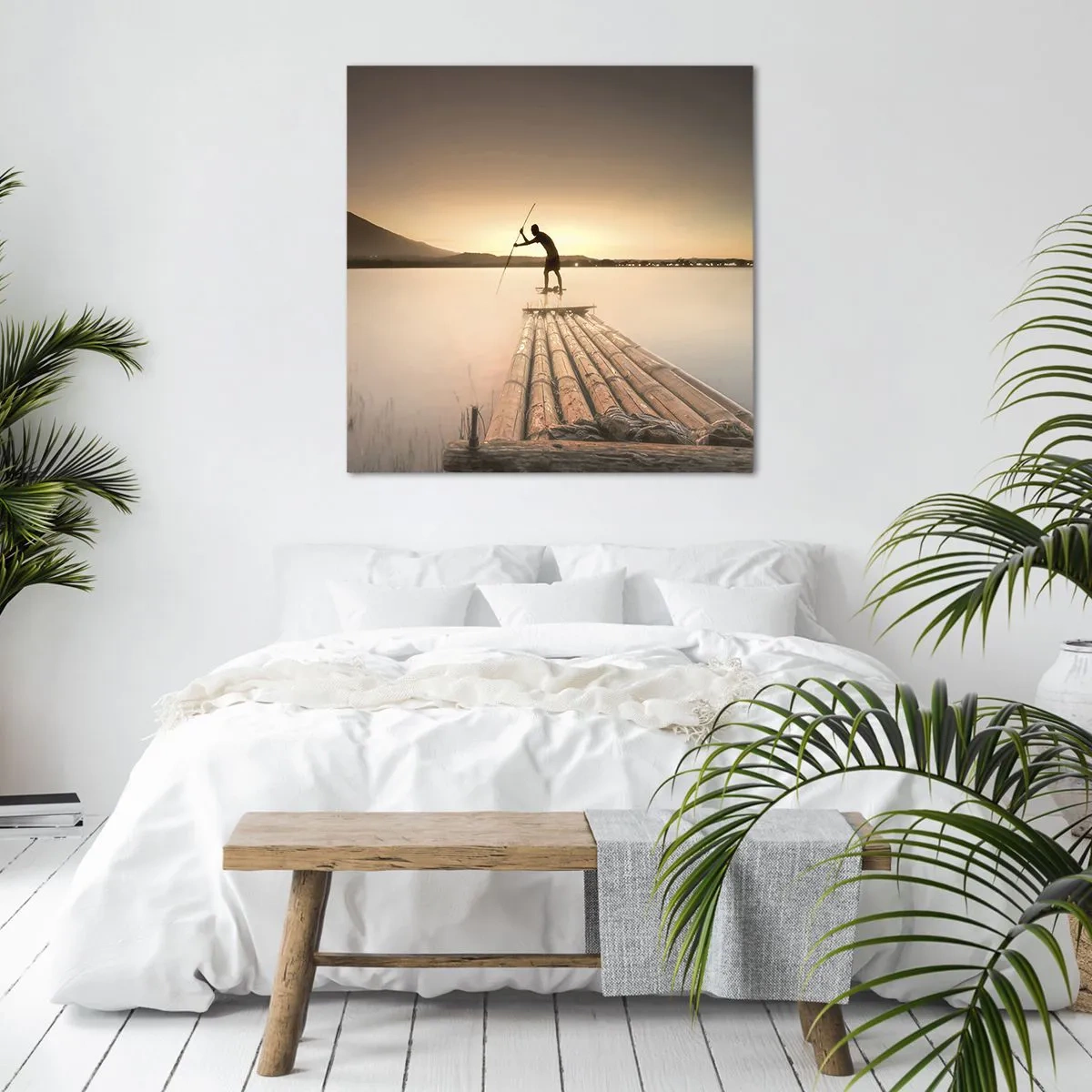 Vászonkép - Pihenés előtt - 60x60 cm