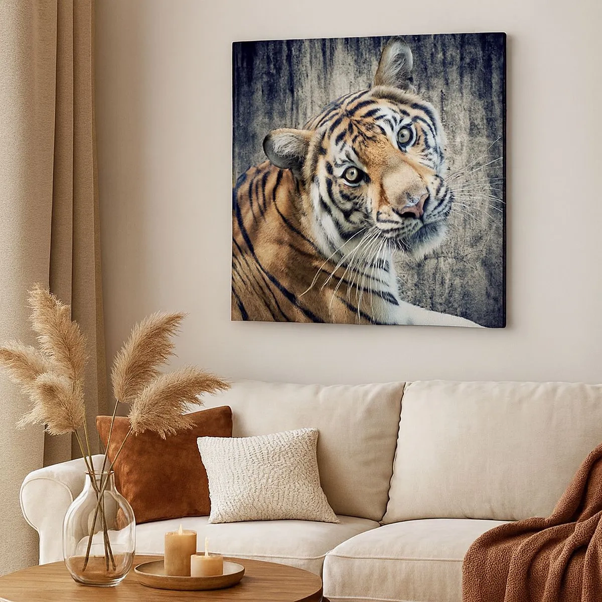 Vászonkép - Portré a fénysugárban - 30x30 cm