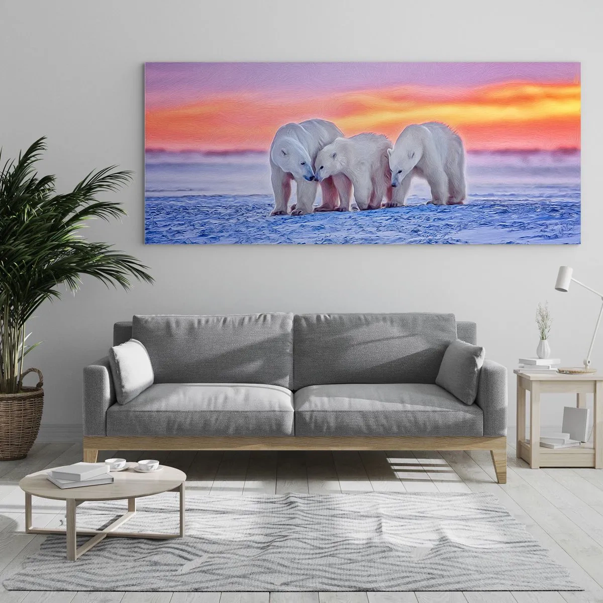 Üveg kép - Elég a családi meleg - 140x50 cm
