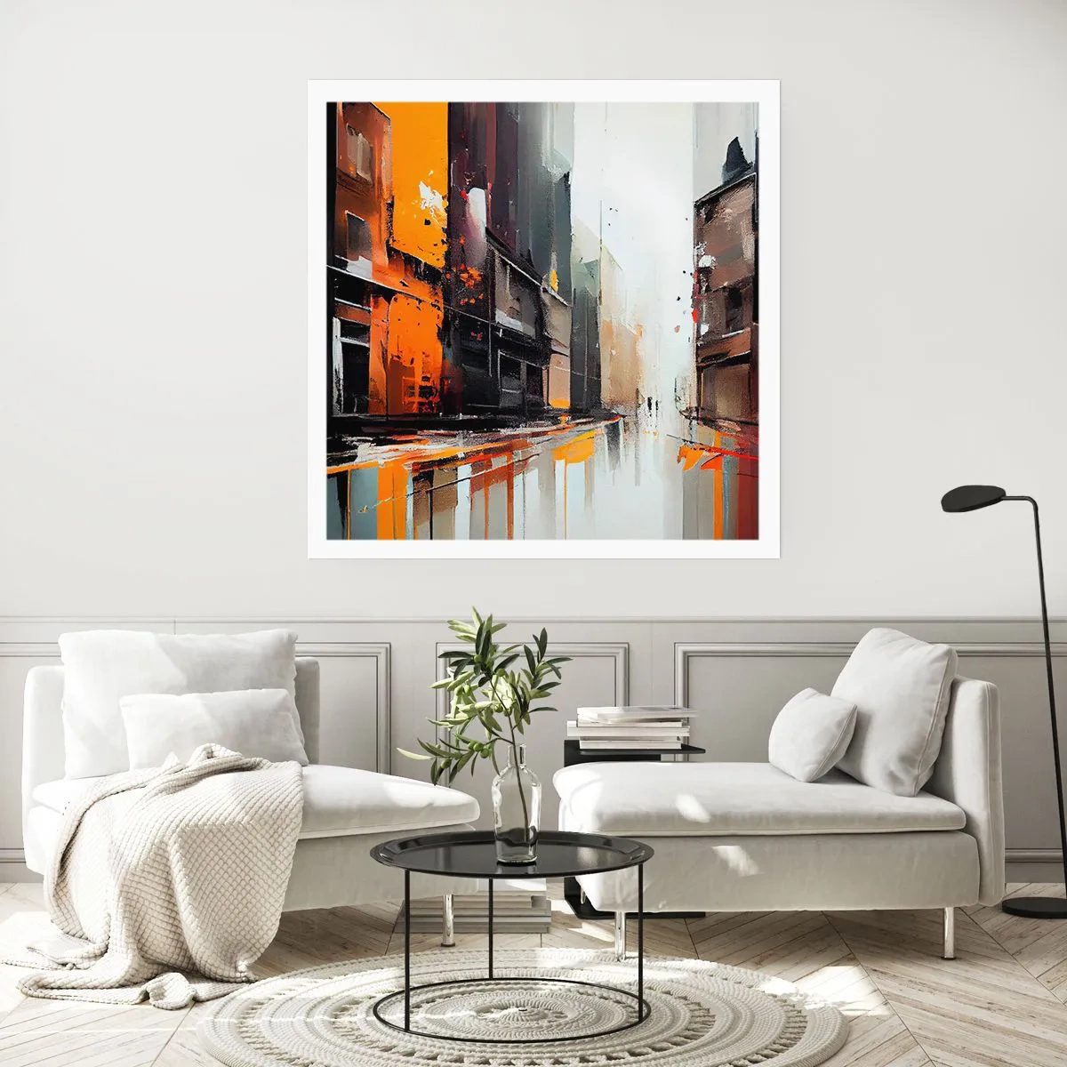 Poszter - Esős nap - 40x40 cm