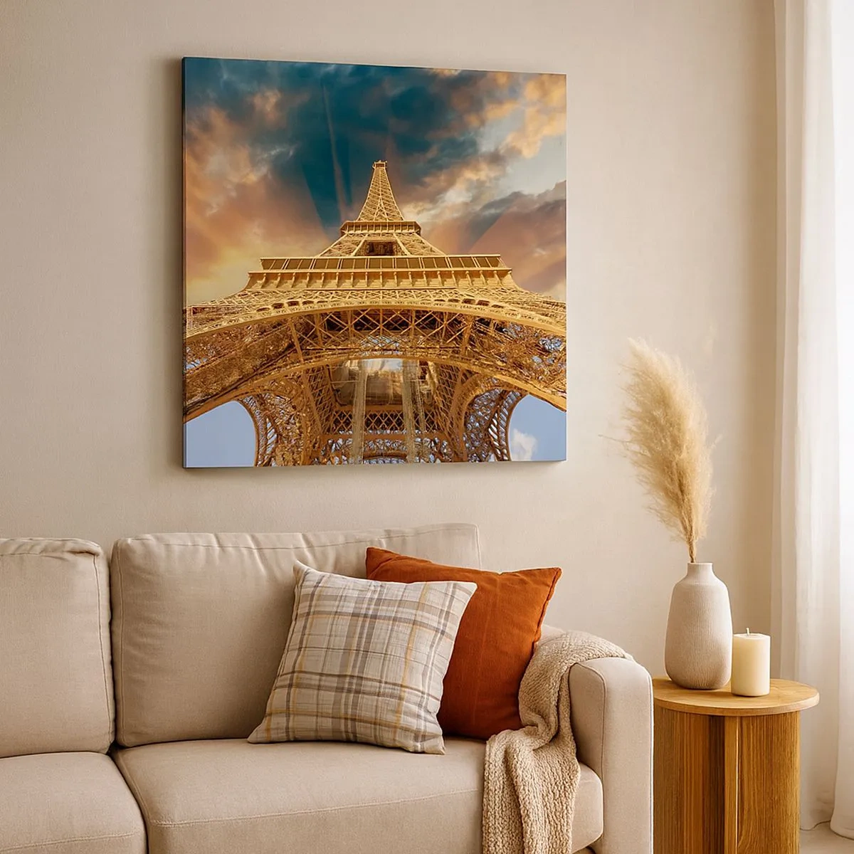 Vászonkép - Ahogy az emberiség eljutott az egekig - 30x30 cm