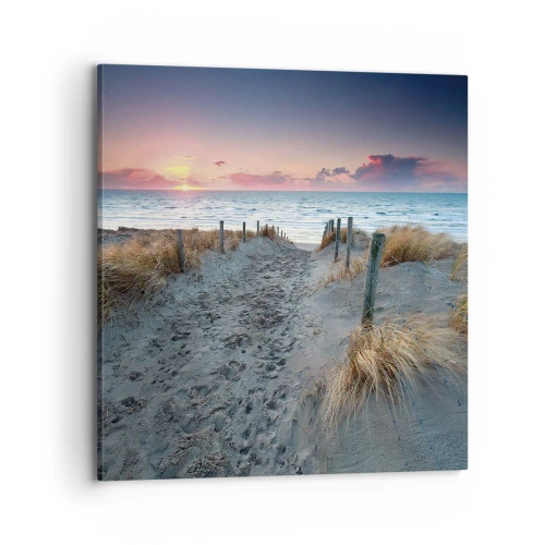 Vászonkép - Kiöntöttél egy sugárzó szivárványos fényt... - 70x70 cm