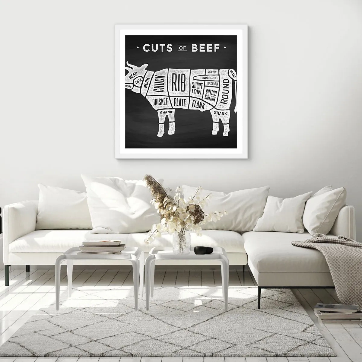 Poszter fekete keretben - Mészáros ábécéskönyve - 30x30 cm