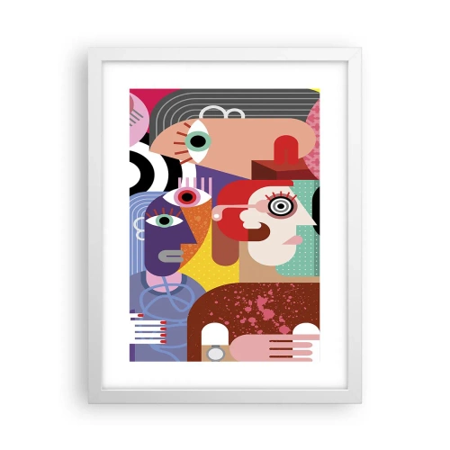 Poszter fekete keretben - Picassó úrtól vagyunk - 30x40 cm