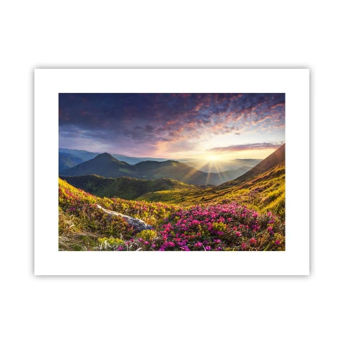 Poszter - A Hegyi reggeli frissesség - 40x30 cm