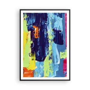 Poszter fehér keretben - Az élet gyönyörű! - 70x100 cm