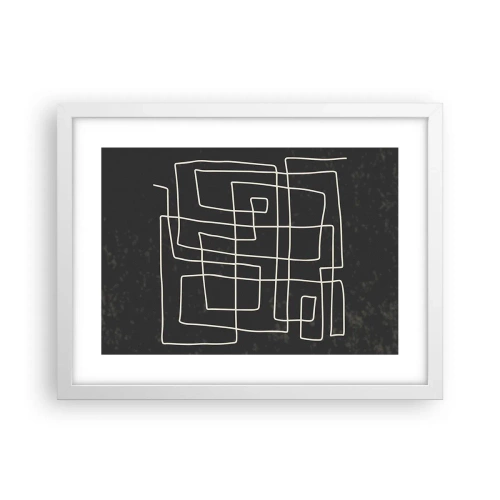 Poszter fekete keretben - Nem olyan egyszerű - 40x30 cm