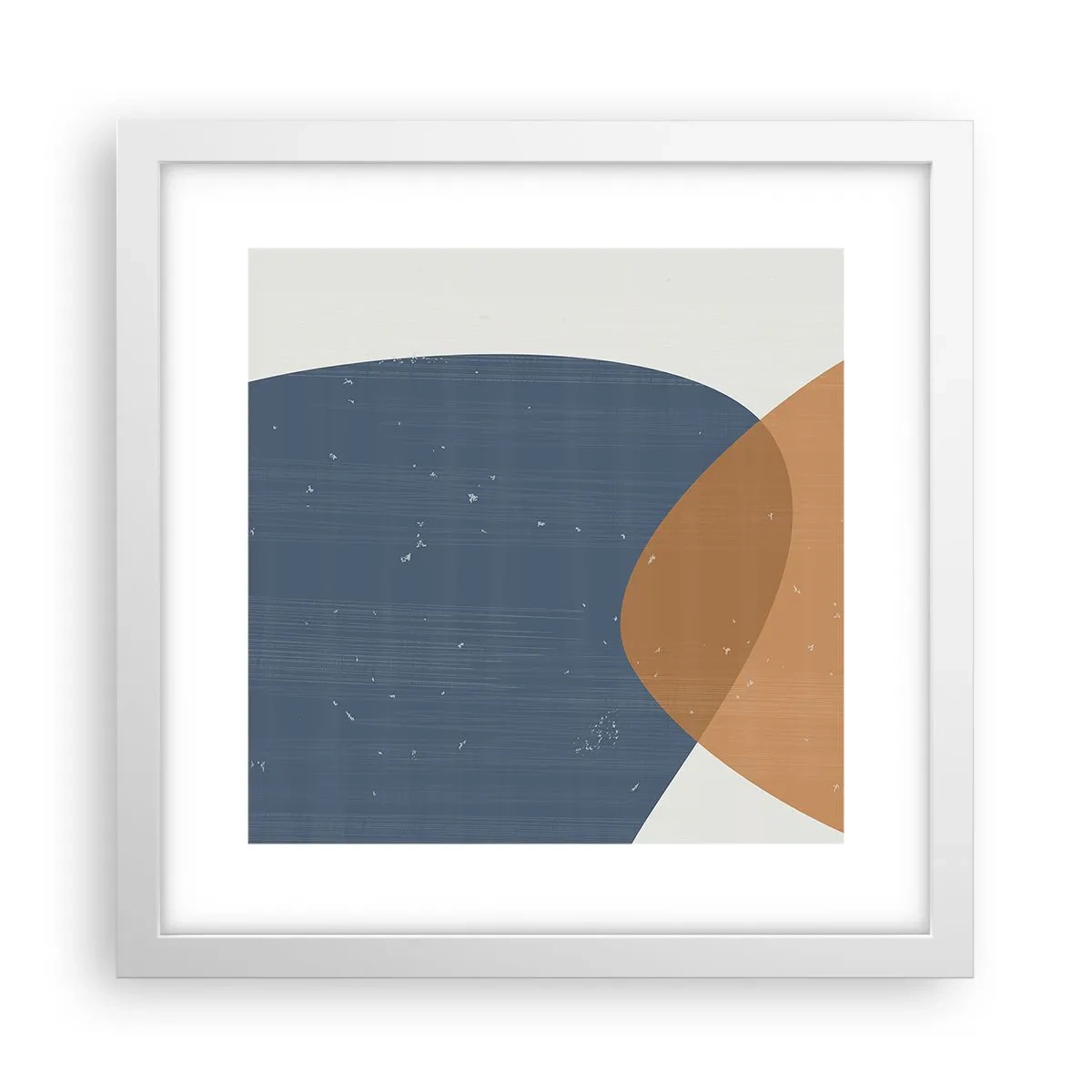 Poszter fekete keretben - Oválisok és hatások - 30x30 cm