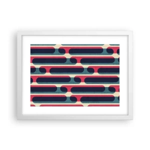 Poszter fekete keretben - Mélységben és előre - 40x30 cm