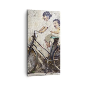 Vászonkép - Igaz, vagy hamis? - 55x100 cm