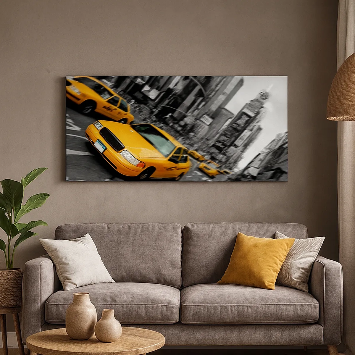 Vászonkép - New York-i napfény cseppjei - 30x30 cm