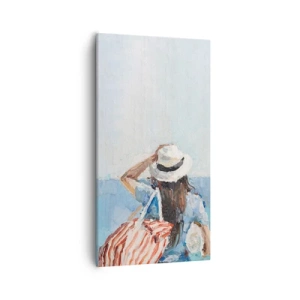 Vászonkép - Üdvözöljük a nyaraláson - 55x100 cm