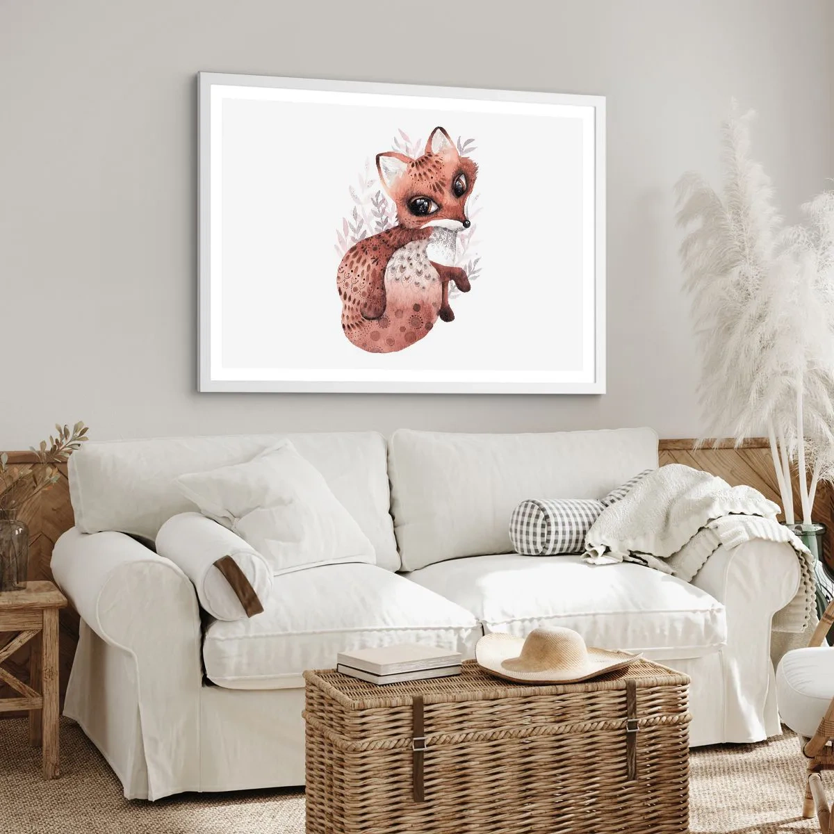 Poszter fekete keretben - Csak szeretnivaló - 100x70 cm