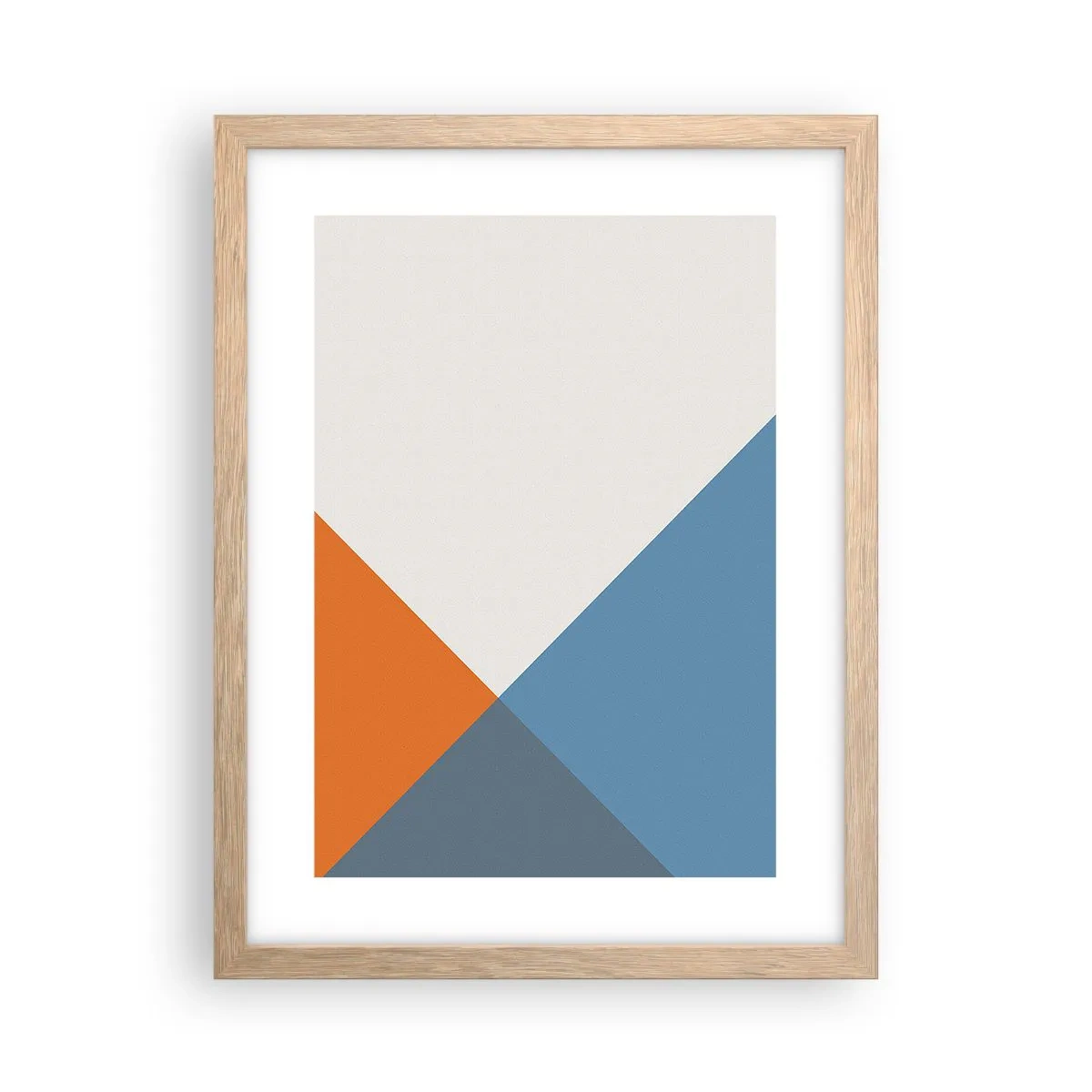 Poszter világos tölgy keretben - Szögben… - 30x40 cm